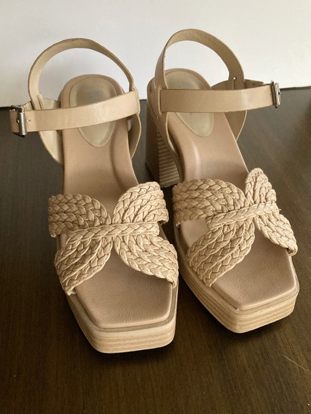 Mia Girl New Chunky Platform Heel Sandal Geraldine Size 6